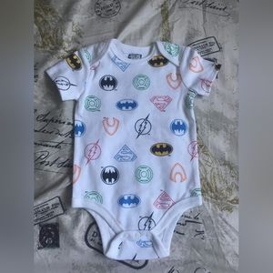 'Logos' Justice League Onesie
